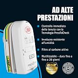 JSP PressToCheck ABEK1 P3 Combination Filters Pair Force 8 Half/Full Mask Dust view 3