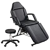 Mbolyeer Massage Salon Tattoo Chair with Two Trays