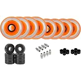 Labeda Millennium Gripper Roller Hockey Wheels, Ceramic Bearings, Choose Size/Color