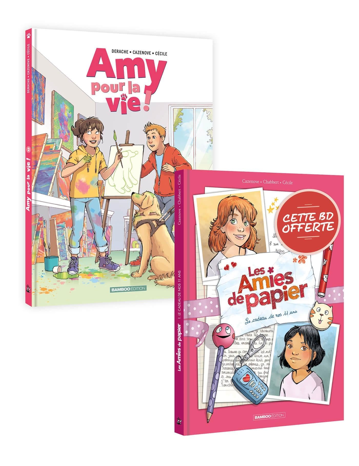 voir fiche du album Amy Pour La Vie - Amy Pour La Vie T02 + Amies De Papier T01 Offert - Pack Promo 2025