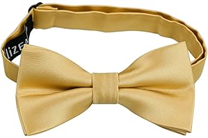 Alizeal Boys Adjustable Pre Tied Wedding Party Tuxedo Bow Tie