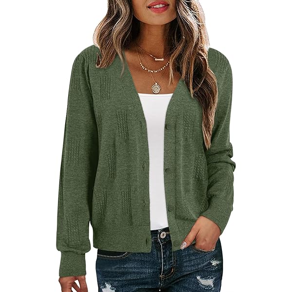 NIC+ZOE Women's Tape Yarn Button Cardigan, True Blue at Amazon