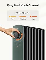 Pelonis Electric Radiator PHOENIX 13M 2500W 3 Heat Settings Adjustable view 5