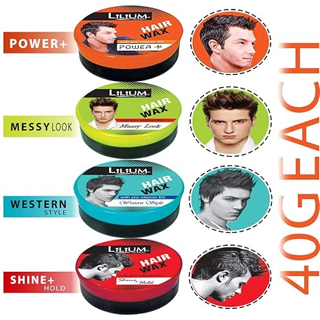 Lilium Herbal Power Messy Look Western Style Shine Hold Hair