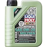 LIQUI MOLY Molygen New Generation SAE 0W-20 | 1 L | Fully synthetic engine oil | SKU: 20436