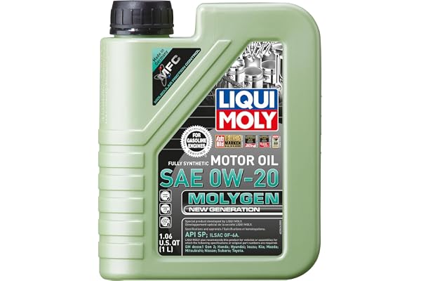 LIQUI MOLY Molygen New Generation SAE 0W-20 | 1 L | Fully synthetic engine oil | SKU: 20436