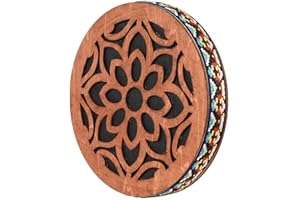 1pc Ocean Drum Ethnic Percussion Instrument Hand Drum Onomatopoeic Sound Helps Our Body Heal and Repair for Relaxation and Me