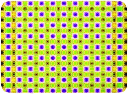 Grau Karierte Badezimmerteppiche, abstrakte Kunstwerk Hintergrund Check