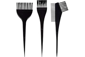Bodico 3-Piece Hair Coloring Brush Set, Dye Kit with 3 Type of Coloring Brushes for Different Dyeing Techniques, Perfect for 