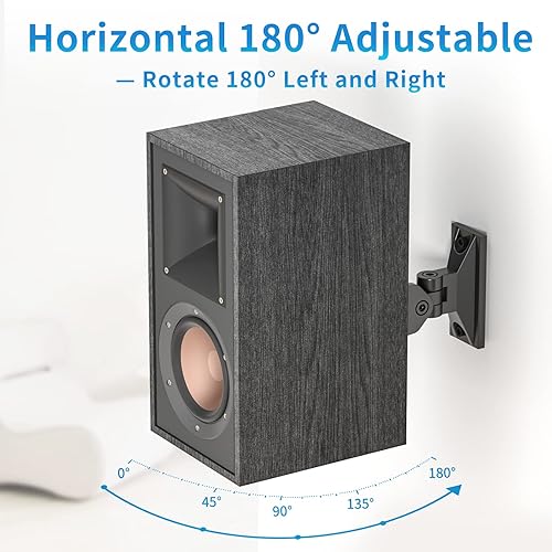 Speaker Wall Mount for Klipsch RP-502S Speaker Mount,Tilt&Swivel