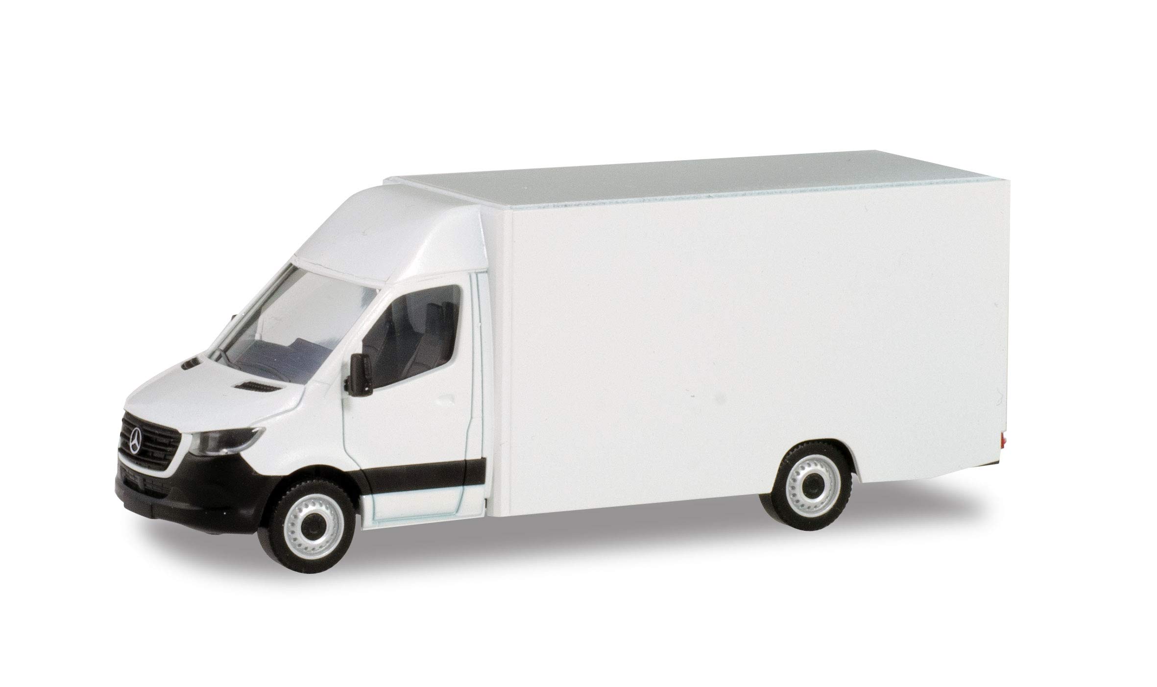 Herpa 013741 Paketverteilerfahrzeug Minikit: Distribution Vehicle for The Mercedes-Benz Sprinter Package, White