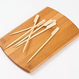Navoys 50pc Bamboo Paddle Skewers 15cm Biodegradable Wooden Sticks for BBQ view 8