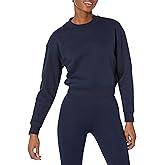 Amazon Essentials Women's Cropped Drop Shoulder Sweatshirt (Available in Plus Size)