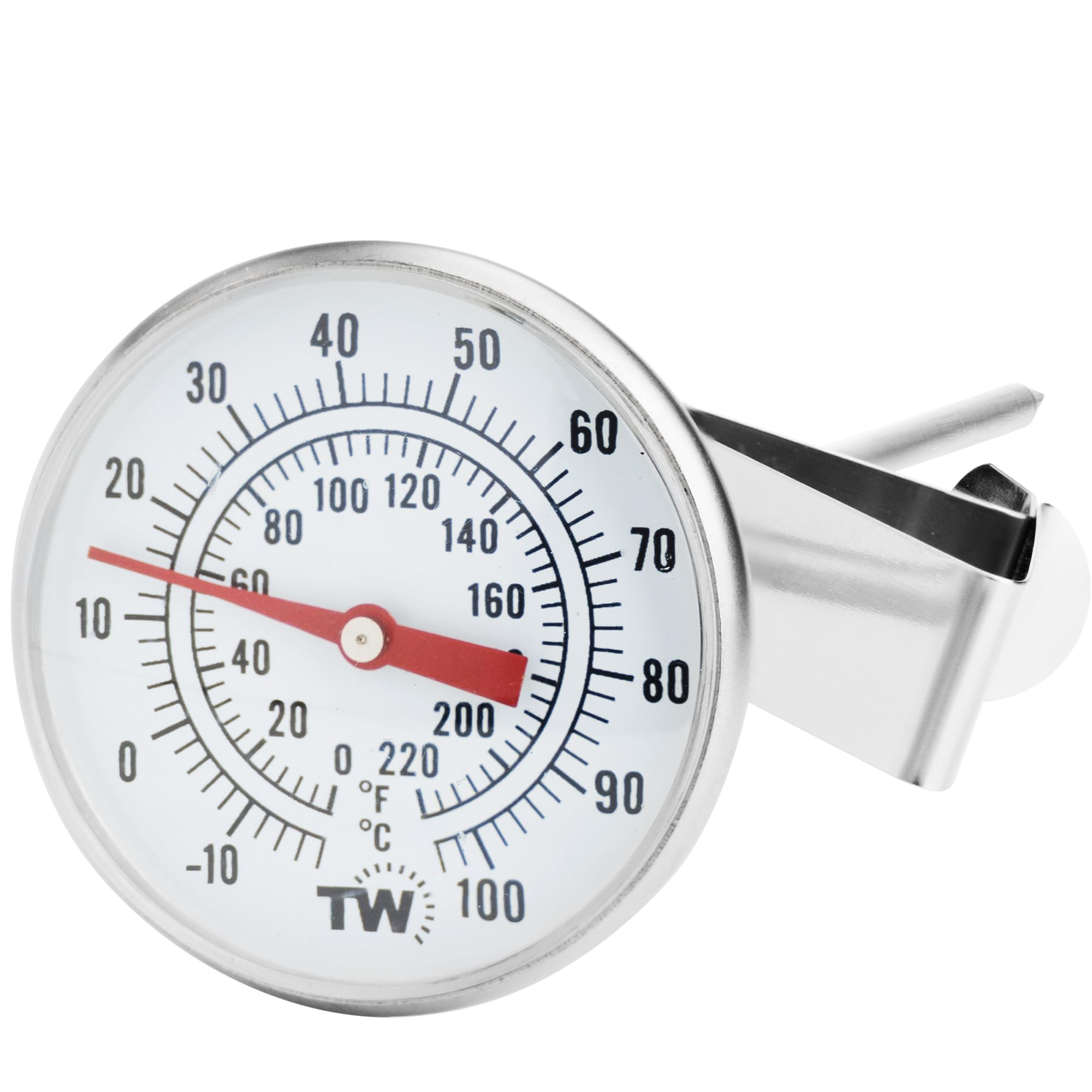 Milk Thermometer for Coffee - Ideal for Milk Cheese Yoghurt Dairy Barista Making 170 mm Probe Length