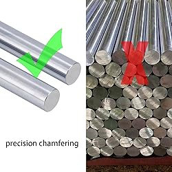 2 PCS 6mm x 1000mm (0.236 x 39.37 inches) Vigorous