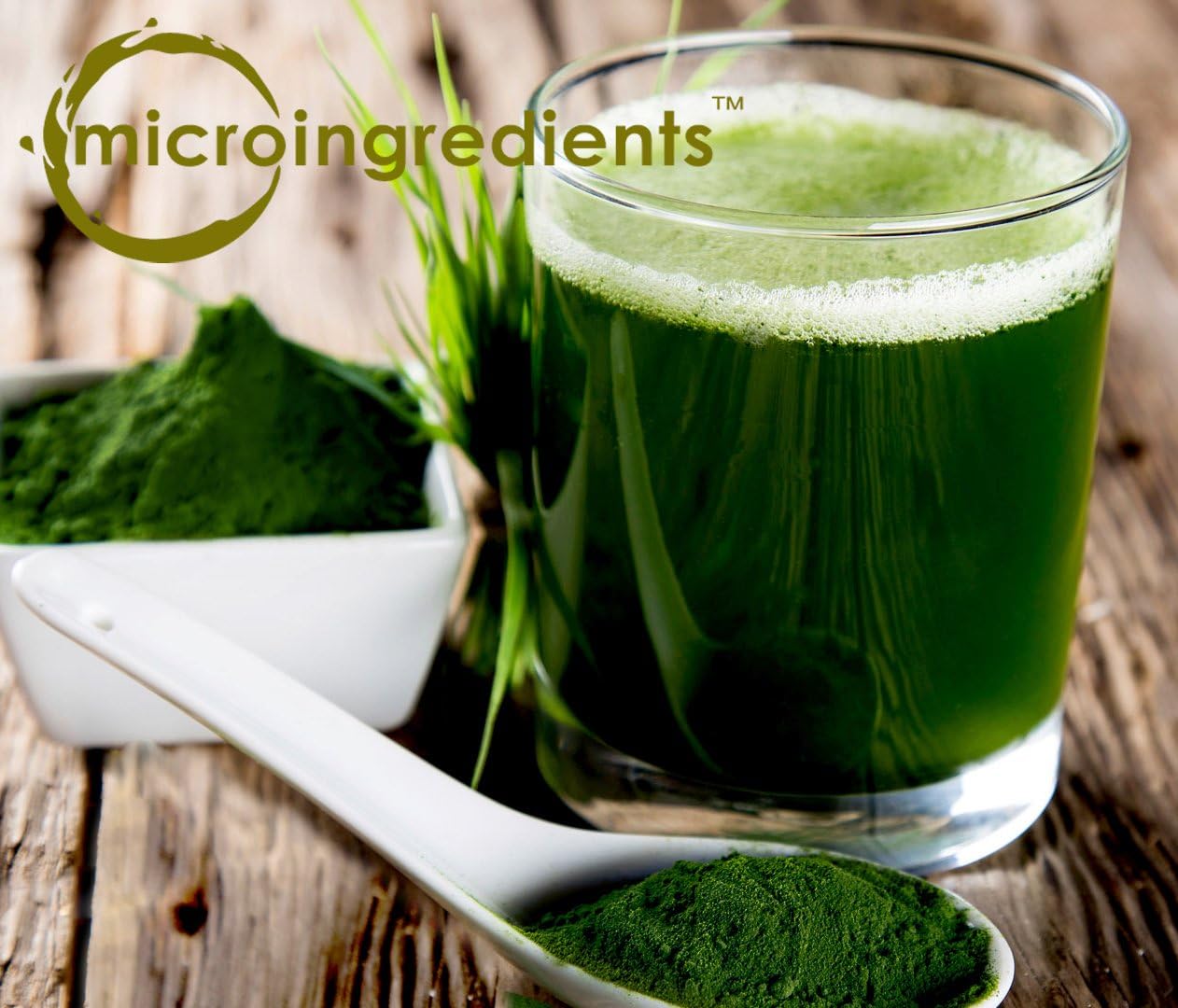 Micro Ingredients Pure Organic Spirulina Powder,1 Pound, Rich in Antioxidant, Minerals, Fatty Acids, Fiber and Protein, No Irradiated, No Contaminated, No GMOs and Vegan Friendly: Health & Personal Care