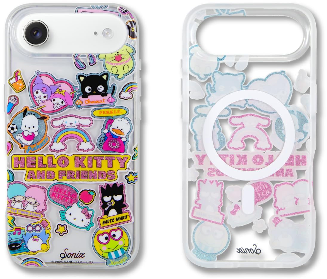 Sonix x Sanrio Case for iPhone 17 Air | Compatible with MagSafe | 10ft Drop Tested | Hello Kitty and Friends Stickers Image