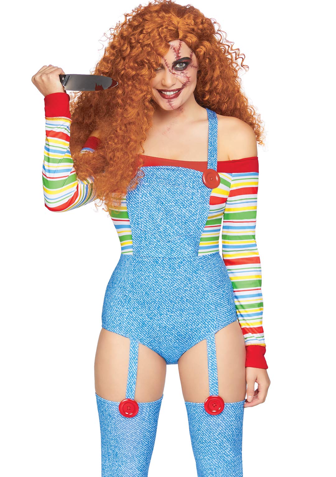 Leg Avenue Killer Doll, Medium/Large, Multicolour, 0.3 kg