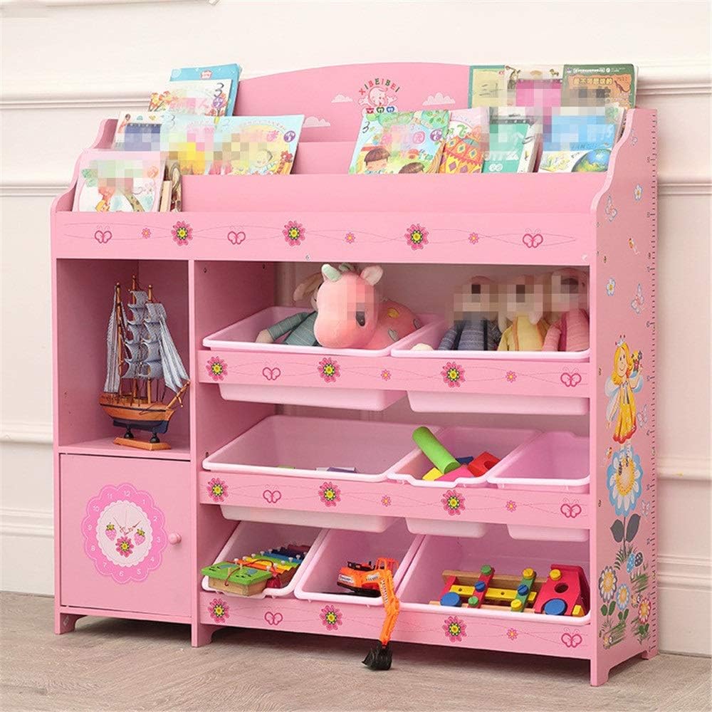pink toy storage bins