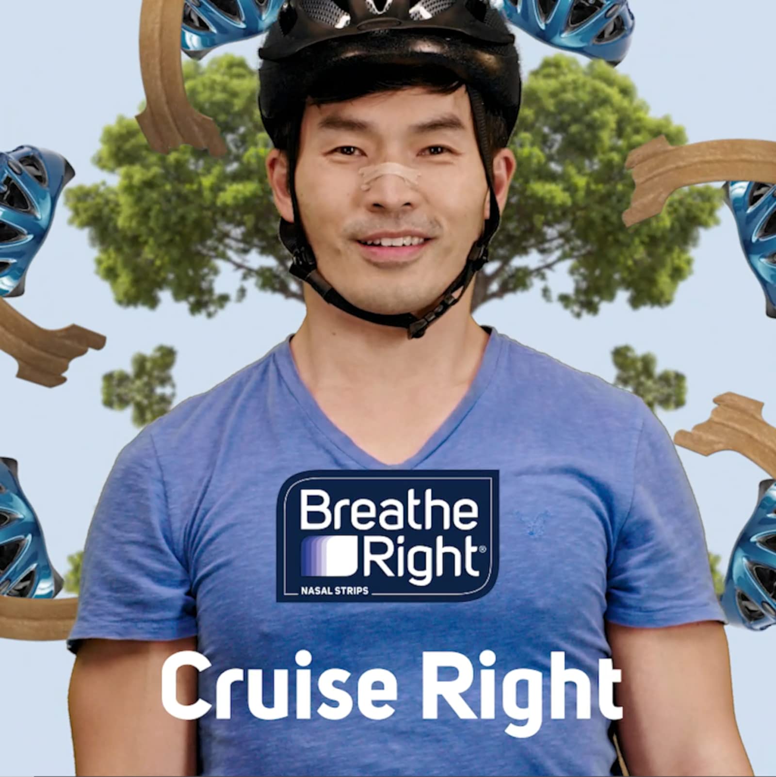 Breathe Right Extra Strength Tan Nasal Strips, Nasal Congestion Relief due to Colds & Allergies, Reduces Nasal Snoring caused by Nasal Congestion, Drug-Free, 44 count