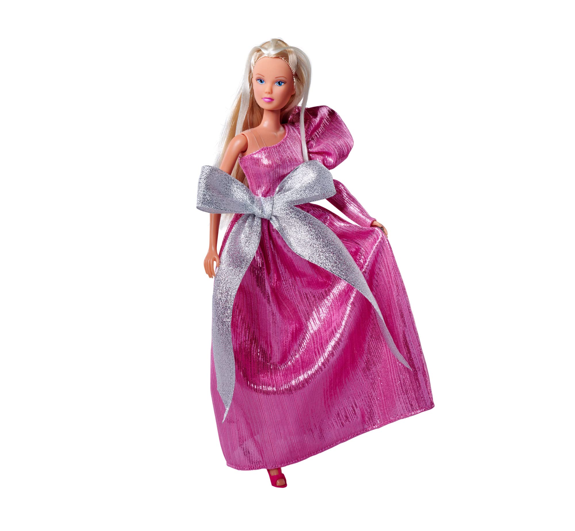 Simba Steffi Love Bow Mazing, Toy Doll in a Dreamlike Evening Dress with Bows Elements, 29 cm, from 3 Years