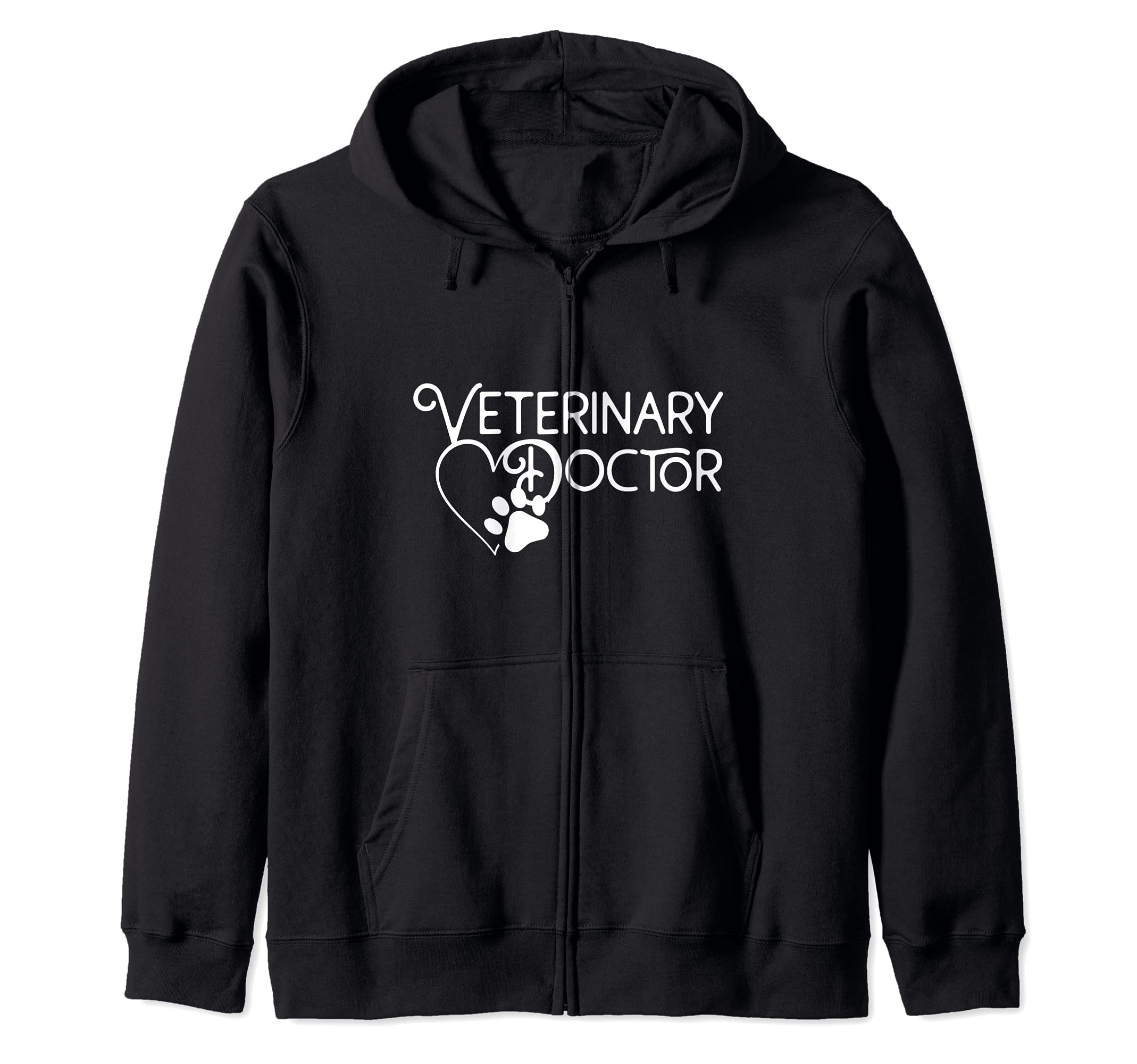 Veterinary Doctor Vet Med Zip Hoodie