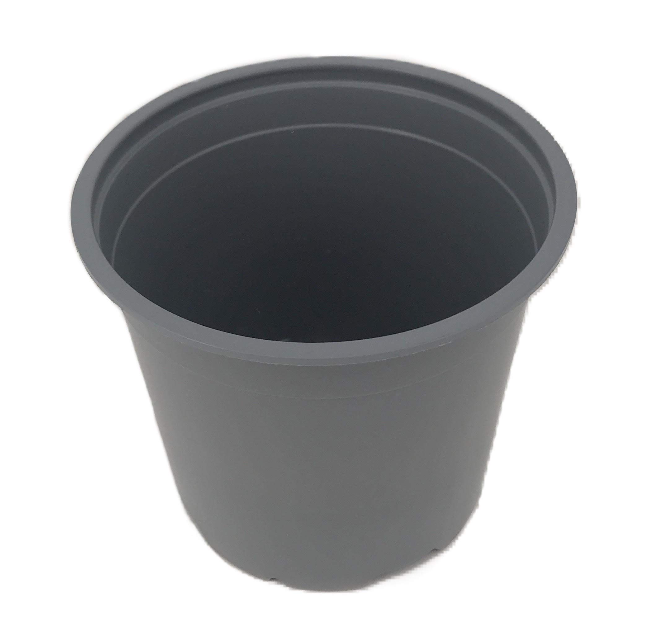 Nutley's 17cm 2 Litre Grey Round Plastic Plant Pot (Pack of 50)