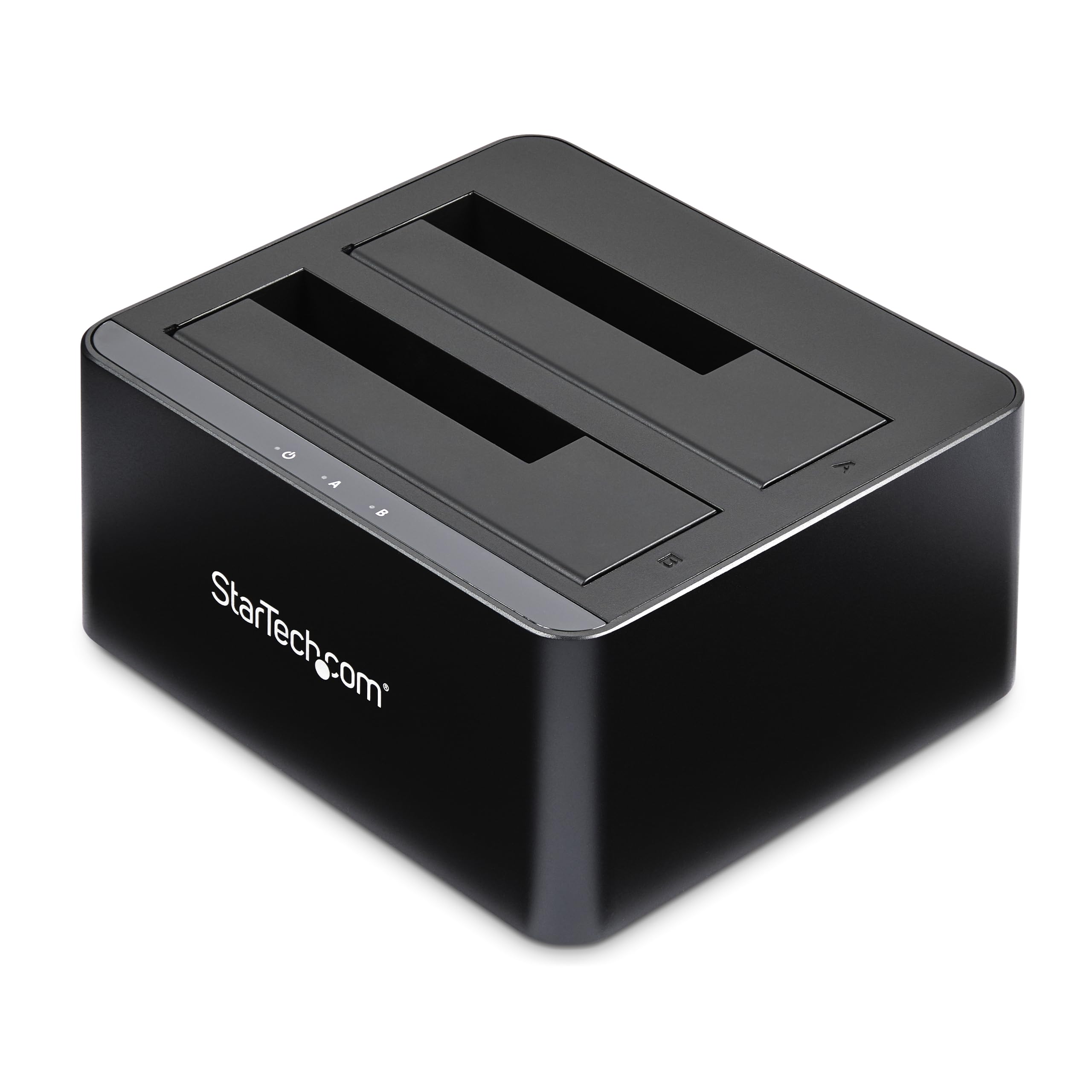 StarTech.com Dual-Bay USB 3.0 to SATA Hard Drive Docking Station, USB Hard Drive Dock, External 2.5/3.5" SATA I/II/III, SSD/HDD Docking Station, Hot-Swap Hard Drive Bays, Top-Loading (SDOCK2U33V)
