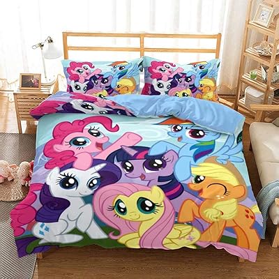 Jacrarr Girls Unicorn Bedding Full, My Little Pony Kuwait Ubuy
