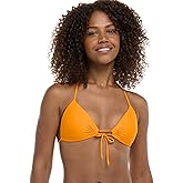 Body Glove Smoothies Baby Love Solid Molded Cup Triangle Push Up Bikini Top Swimsuit