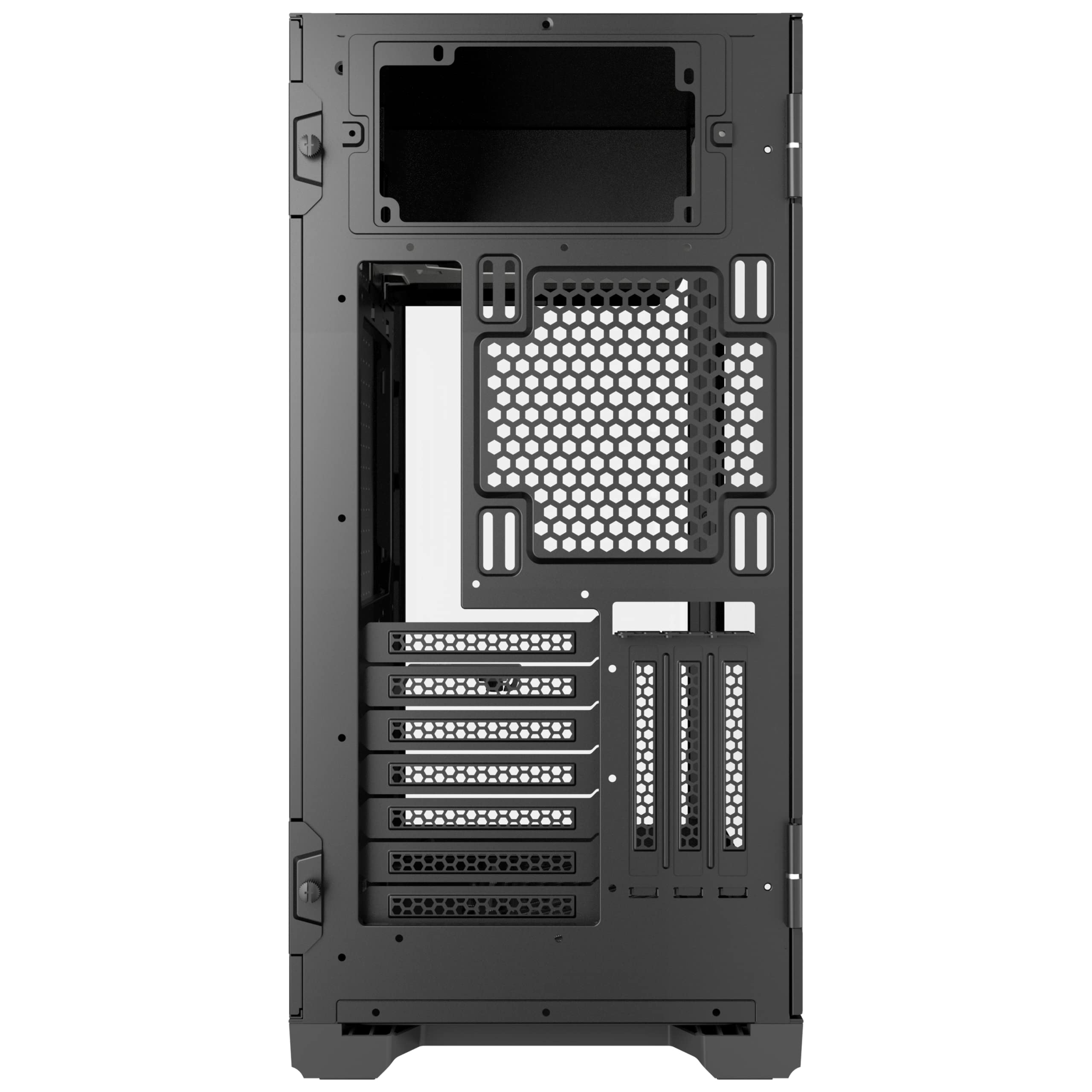Antec Performance Series P120 Crystal E-ATX Mid-Tower Case, Tempered Glass Front & Side Panels White Led USB3.0 X 2, Aluminum Vga Holder Included - PC