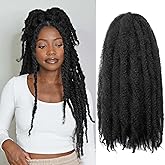 Marley Twist Braiding Hair 24Inch 8packs Soft Cuban Twist Hair for Black Women(1B 24Inch(Pack of 8))