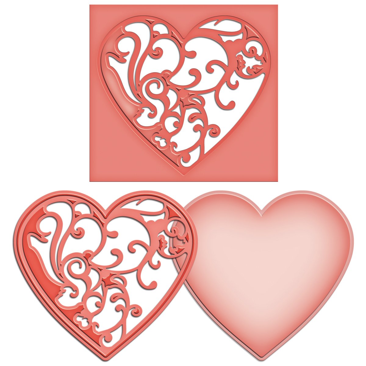 Spellbinders Vines of Passion Die, Gold