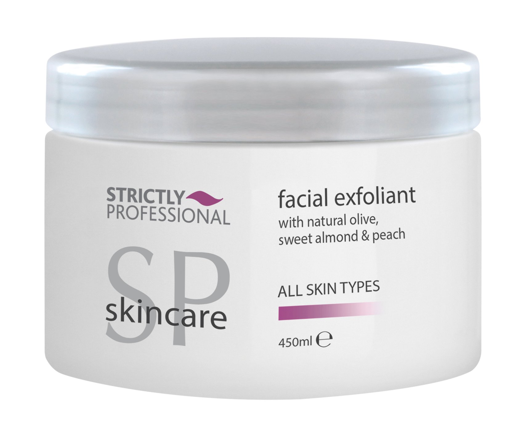 Strictly Professional Facial Exfoliant 450ml – Gentle Face Scrub for Smooth & Clear Skin – Deep Cleansing & Skin Renewal