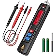 BSIDE Voltage Tester Non Contact Voltage Detector Electrical Circuit Tester Pen, with Test Leads for Capacitance Diode Continuity Resistance Voltage Tester