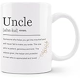 Fuasei Uncle Mug, Uncle Coffee Mug, Best Uncle Mug, Best Uncle Gifts, Uncle Gifts from Niece Nephew, Uncle Gifts for Christmas, Uncle Gift Ideas, Gifts for Uncle, Ceramic Coffee Mug 11 oz