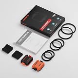 moofit CS8 Cycling Cadence Speed Sensor Bluetooth ANT+ IP67 Orange view 9