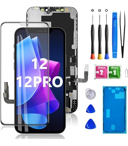 Amazon.com: LEAFE for iPhone 12/12 Pro Screen Replacement