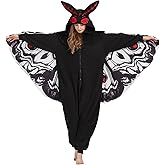 Mothman Onesie Pajamas Mothman Costume Adult Halloween Onesie Christmas Cosplay Unisex Party Costume