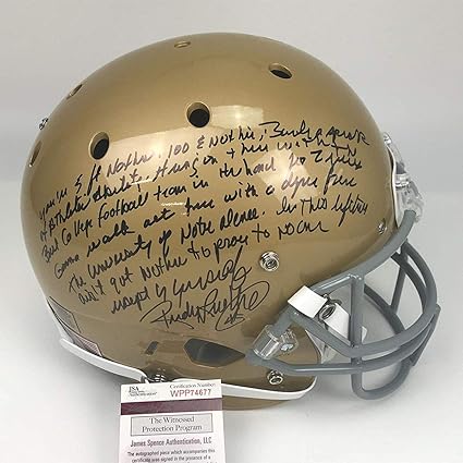 rudy ruettiger signature