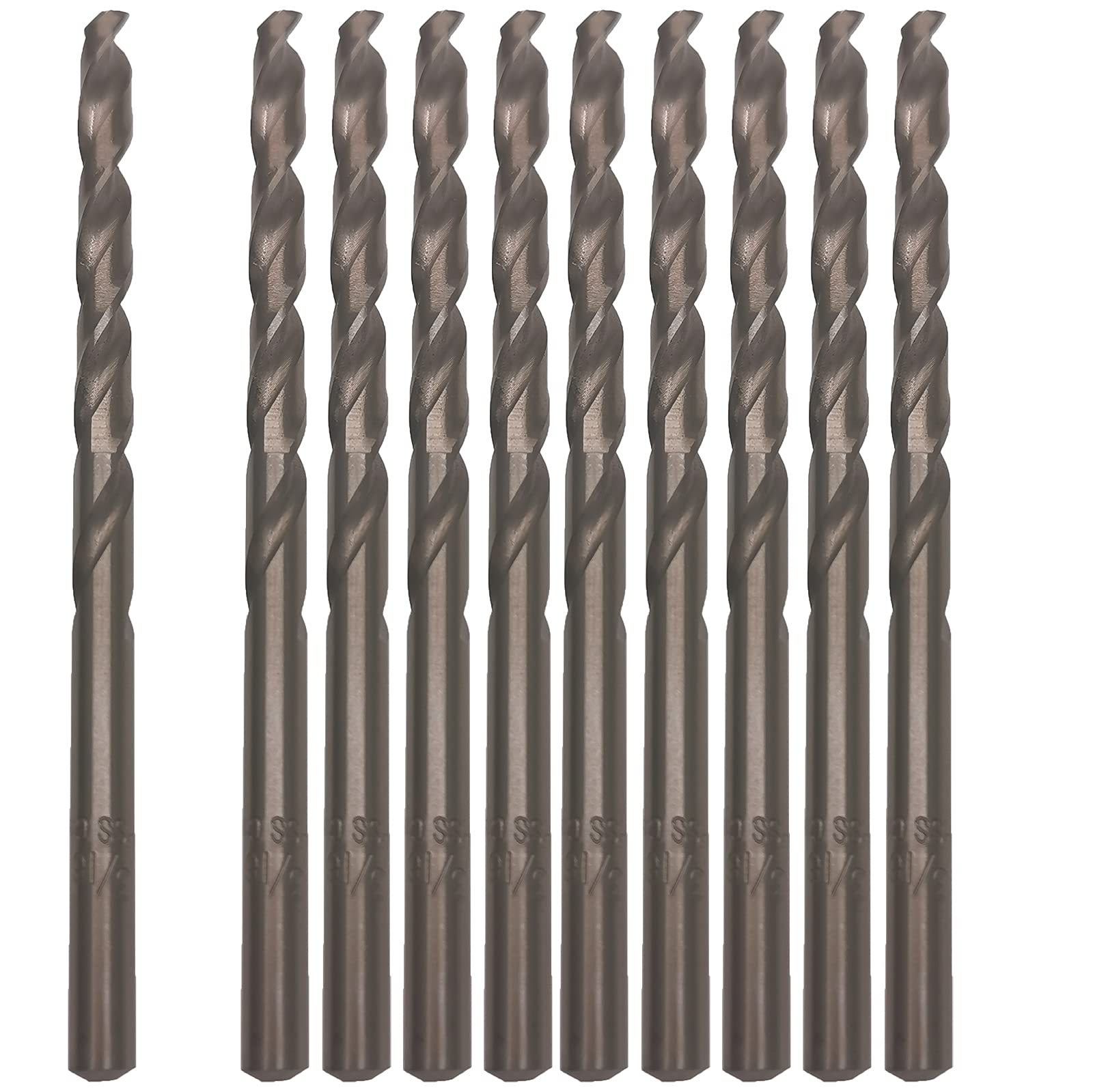 Mimhooy 3/16" Cobalt Drill Bit(10 Pcs)