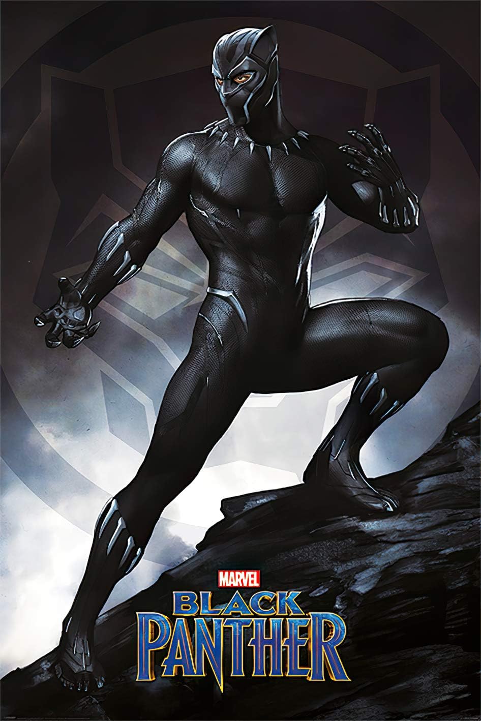 Black Panther - Marvel Movie Poster/Print (Stance) (Size: 24 inches x 36 inches)