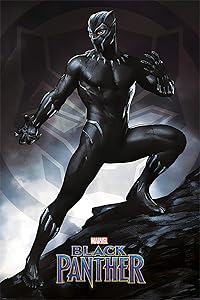 Black Panther - Marvel Movie Poster/Print (Stance) (Size: 24 inches x 36 inches)