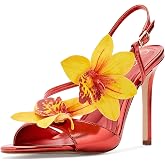 Jessica Simpson Jylia 3D Floral High Heel Sandals