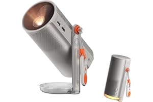 XGIMI MoGo 4 Laser Portable Projector with 4 Filters, 550 ISO Lumens, 360° Built-in Stand, Built-in Battery, 2.5H Movie Time,