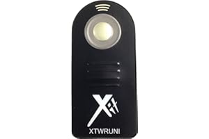 Xit XTWRUNI Wireless Universal Remote Control for Canon/Nikon/Sony/Olympus and Pentax DSLR Cameras, Black