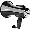 MGROLX 30w Megaphone Bullhorn | Loud Speaker w/ 6 Different Sound Effects | Built-in Bluetooth Mode, Siren and Recording | Voice Changer Function for Outdoor Sports, Party, Kids