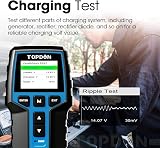 TOPDON BT200 Car Battery Tester 12V 24V 100-2000CCA Digital view 5