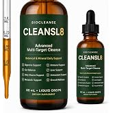 Biocleanse, Biocleanse Cleansl8 Drops, 60 mL/2 Fl Oz | Advanced Multi-Target Cleanse, Digestive &amp; Gut Balance Support | Antioxidant &amp; Daily Vitality Support