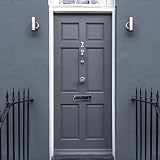 XFORT Polished Chrome Front Door Number 2 for All Door Types view 3
